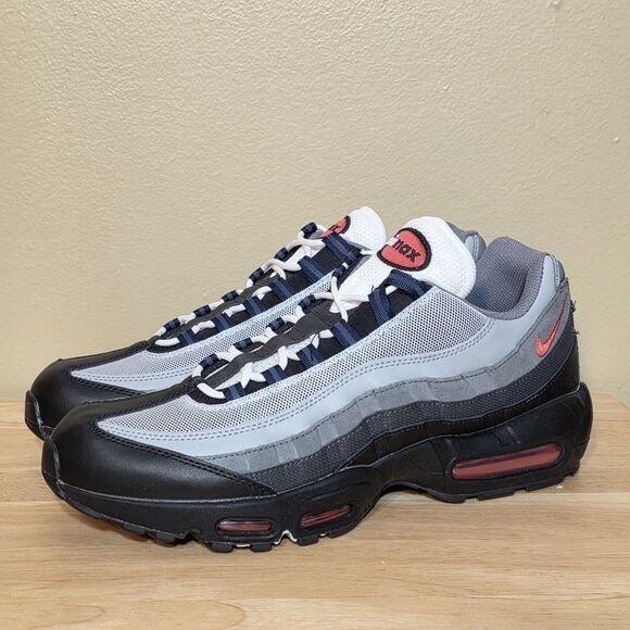 Nike Air Max 95 Smoke Grey Track Red DM0011-007 Men\'s Size 11.5